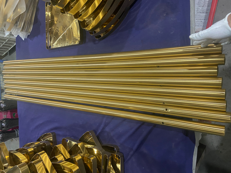 Decorative Ornament PVD Vacuum Coating Equipment, Luxury Gold Metallization And High Productivity Full Auto System