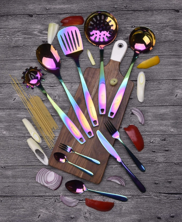 High Quality Stainless Steel Colorful Spoons/Forks/Sink Pvd Titanium Vacuum Sputtering Coating Machine