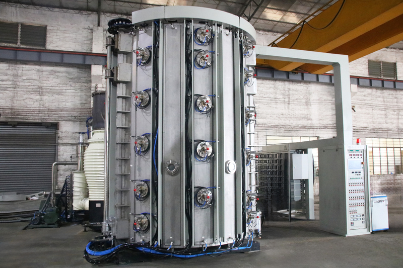 High Efficiency Metal PVD Coating Machine For Bathroom Door Locks Auto Parts Motorcycle Parts