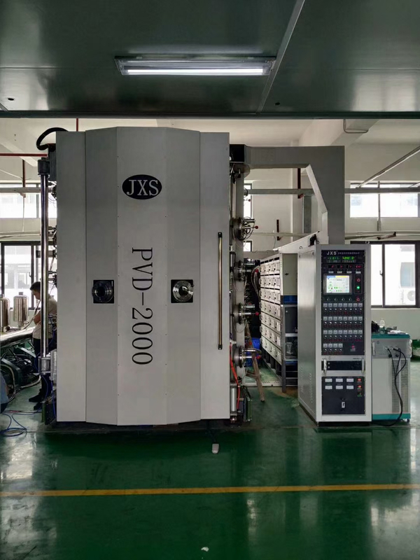 JXS High Capacity Durable Glass Titanium Nitride PVD Vacuum Coating Machine