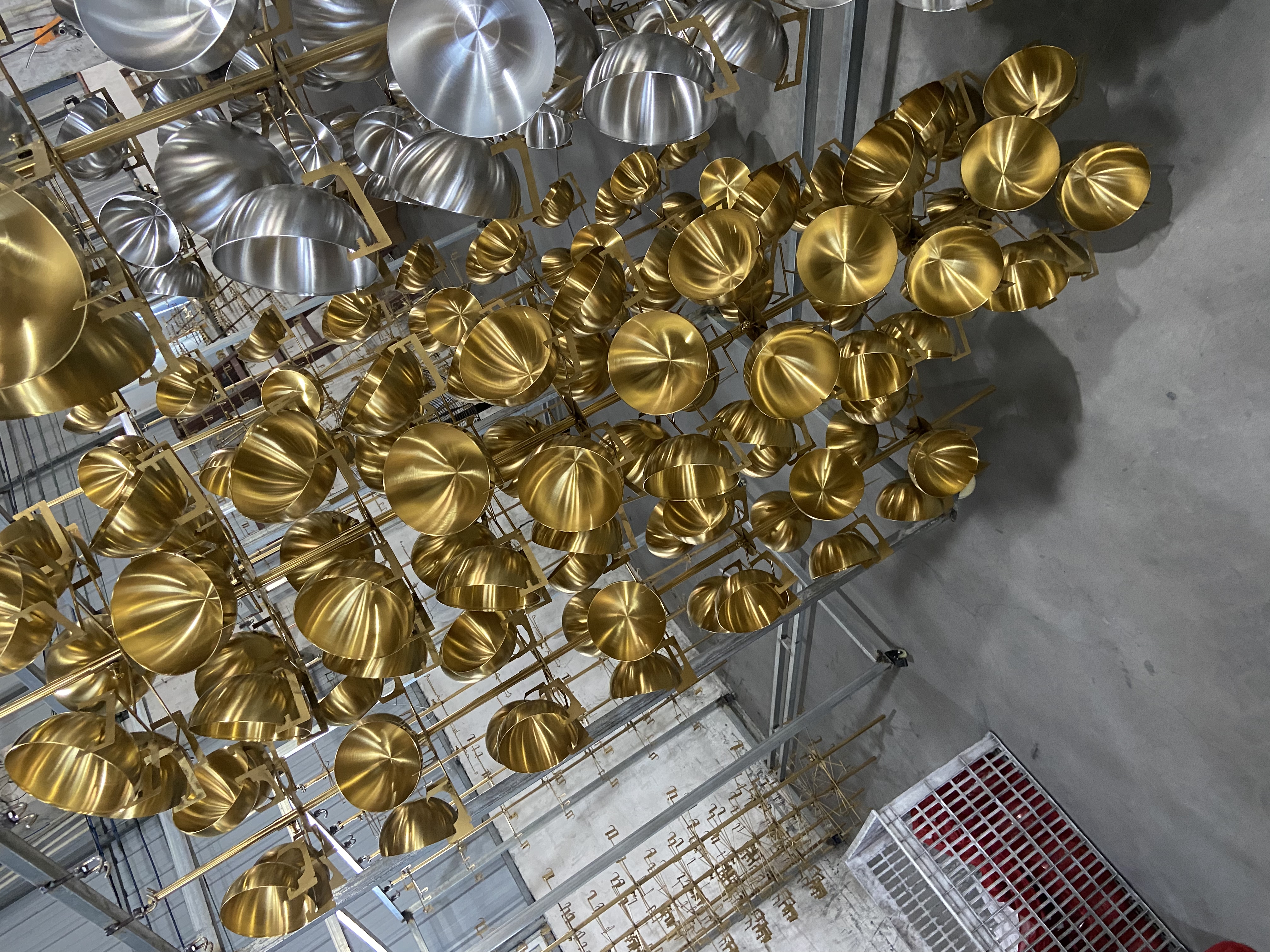High Efficiency Gold Silver Evaporation Vacuum Coating Machine For Plastic Parts