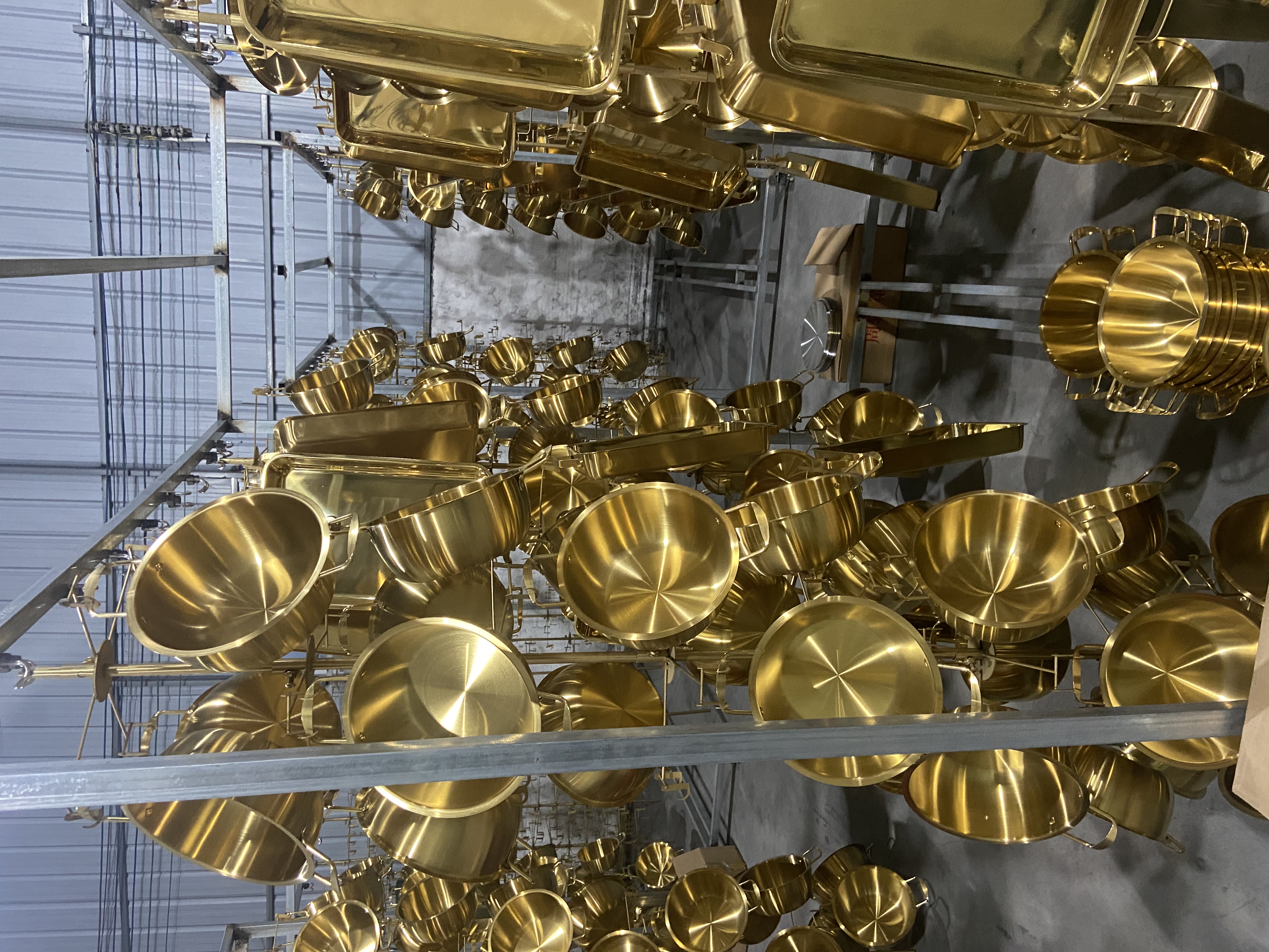 High Efficiency Gold Silver Evaporation Vacuum Coating Machine For Plastic Parts