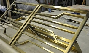 Golden Stainless Steel Furniture Frame