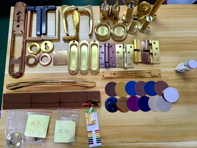 Hardware Accessories PVD Coating Machine, Multi-Color Vacuum Plating Equipment For Metal Parts Clips And Buckles
