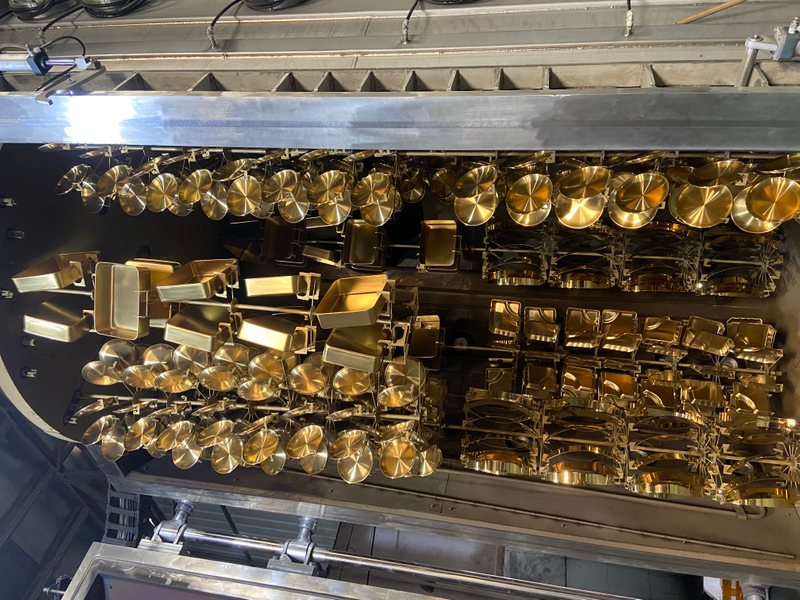 Stainless Steel Flatware Ion Plating PVD Vacuum Coating Machine
