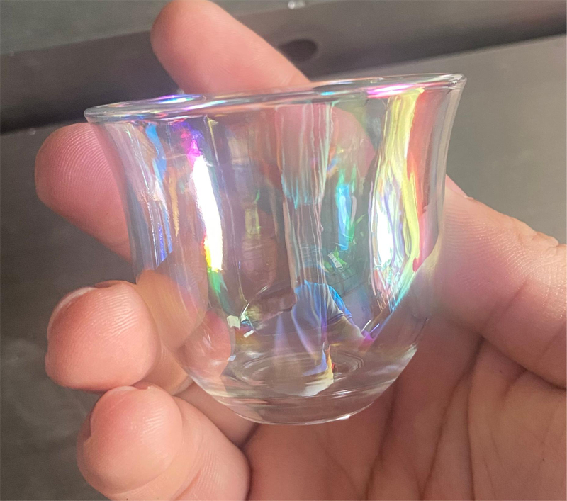 Drinking Glass PVD Coating Machine, Colorful Decorative Coating And Smooth Finish
