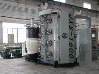 Vertical Single Door Ceramic Tile Bath Fitting PVD Sputtering Equipment