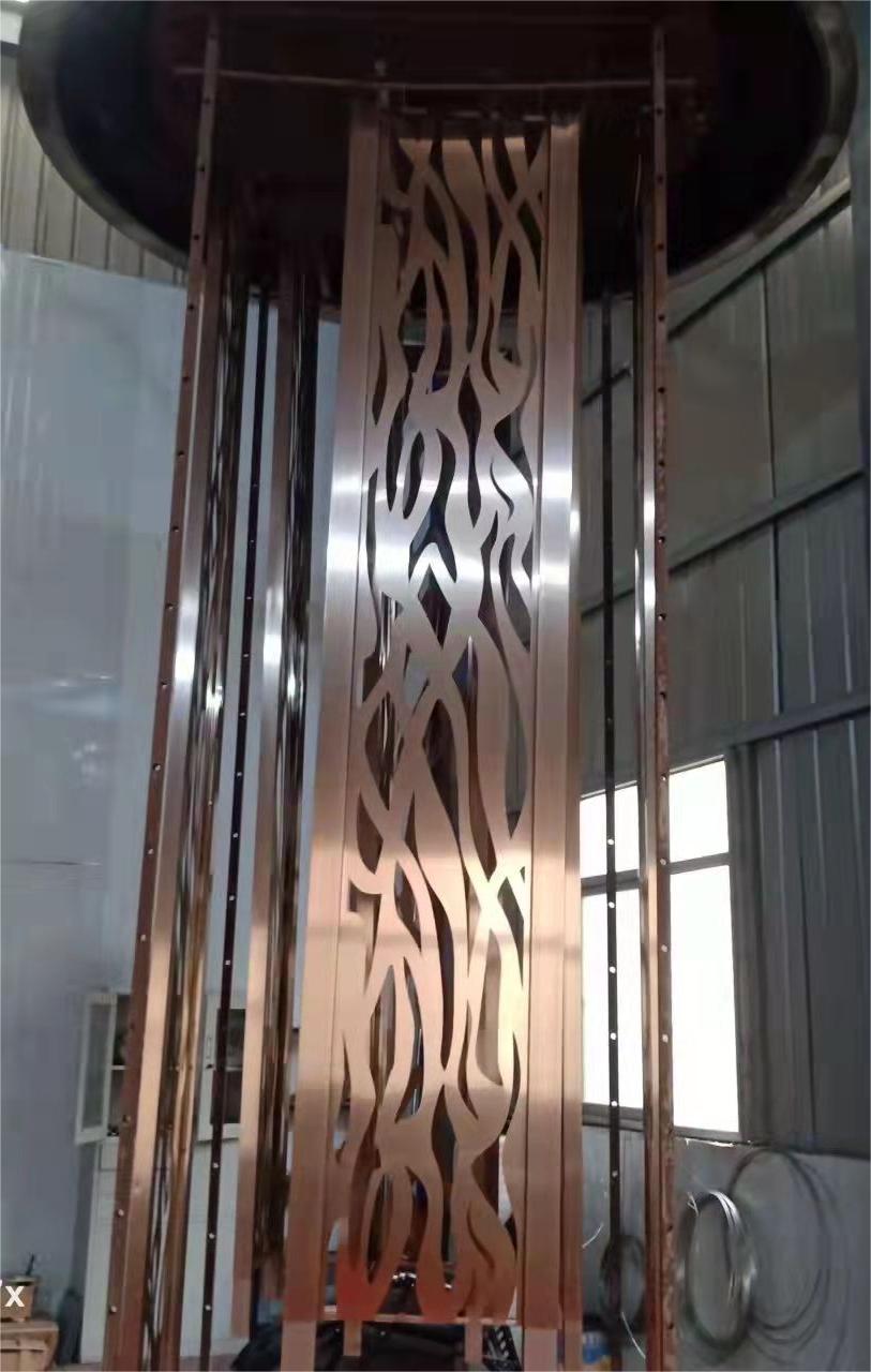 Large Metal Room Divider PVD Coating Machine, Scratch-Resistant Vacuum Plating Equipment For Stainless Steel Screens