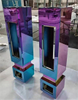 High Output Stainless Steel Door Hinge Golden Titanium Nitride PVD Vacuum Coating Machine