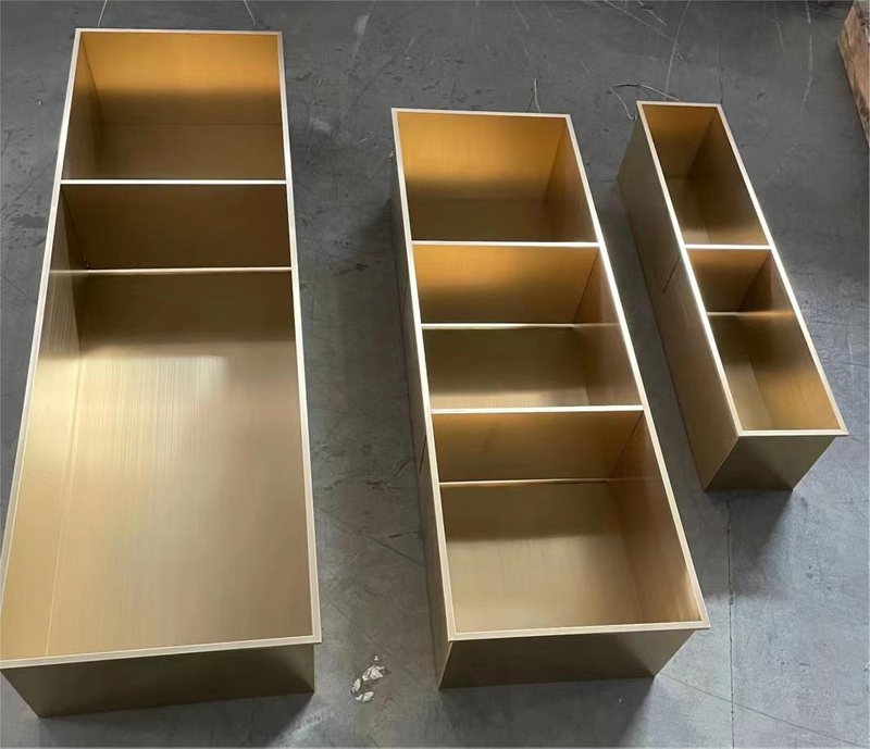 Large Size Stainless Steel Plate Sheet Furniture Titanium PVD Vacuum Coating Machine For Gold Rose Gold Black Color