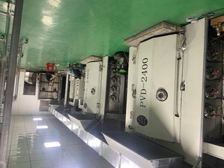 High Efficiency Glassware Glass Crystal Bangle PVD Coating Machine