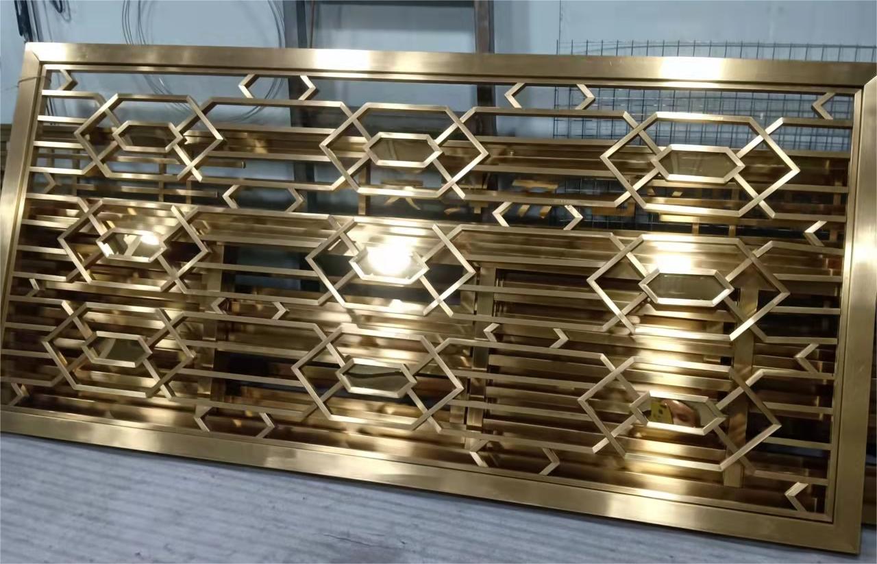 Stainless Steel Sheet / Furniture Parts Gold PVD Vacuum Coating Machine
