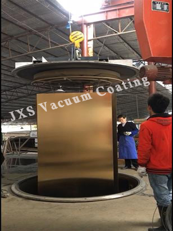 Stainless Steel Sheet PVD Coating System For Gold Color