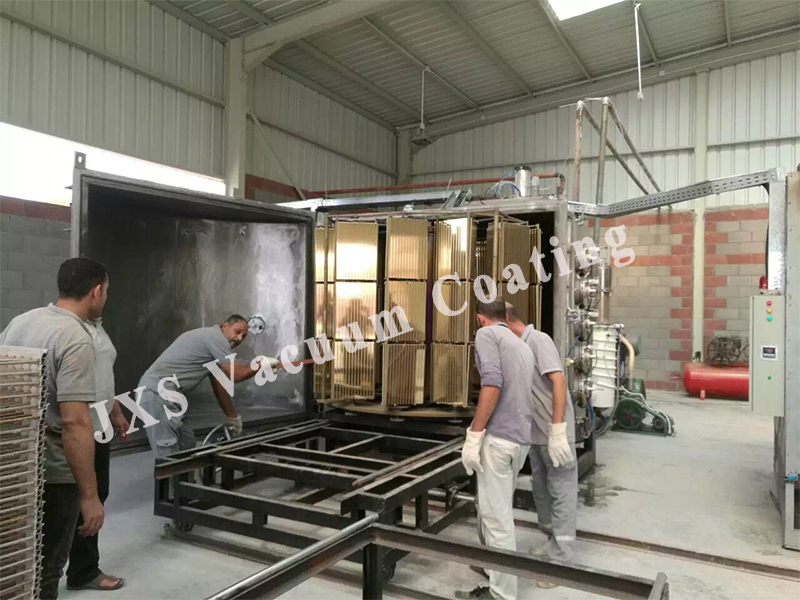 Strong Adhesion Film Ceramic Tile Ceramic Sanitary Ware PVD Gold Plating Machine